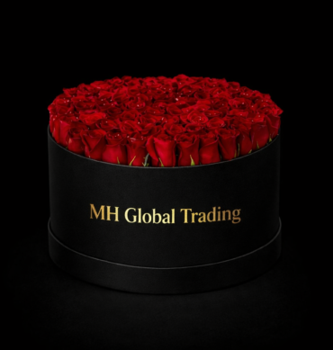 81 red roses bouquet