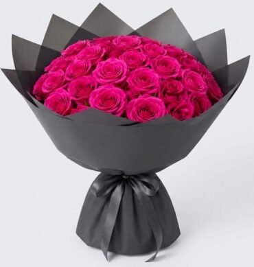 Dark Pink 30pcs bouquet