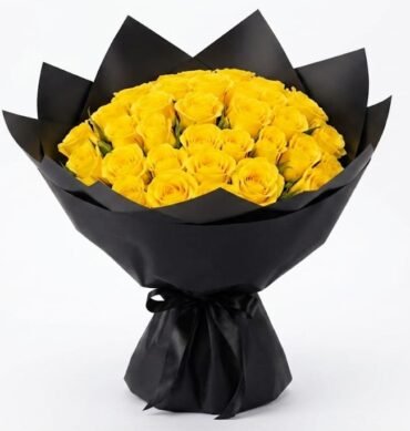 Yellow rose bouquet 30pcs