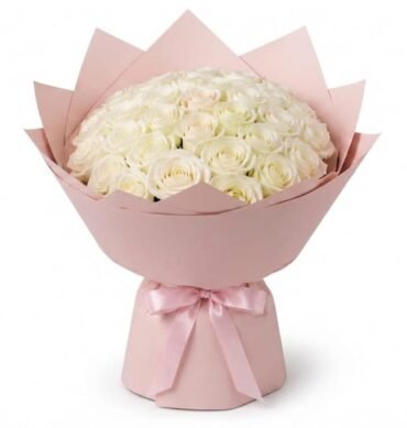 White Rose bouquet 30pcs