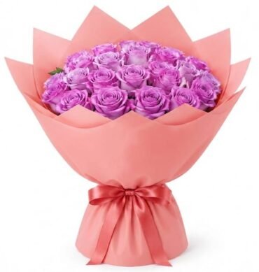 Violet Roses 30pcs bouquet